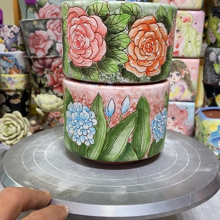 景德镇艺术手绘作品
