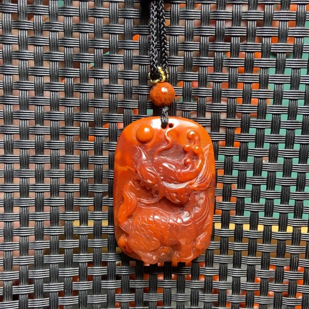 吊坠(不含链)未镶嵌南红玛瑙