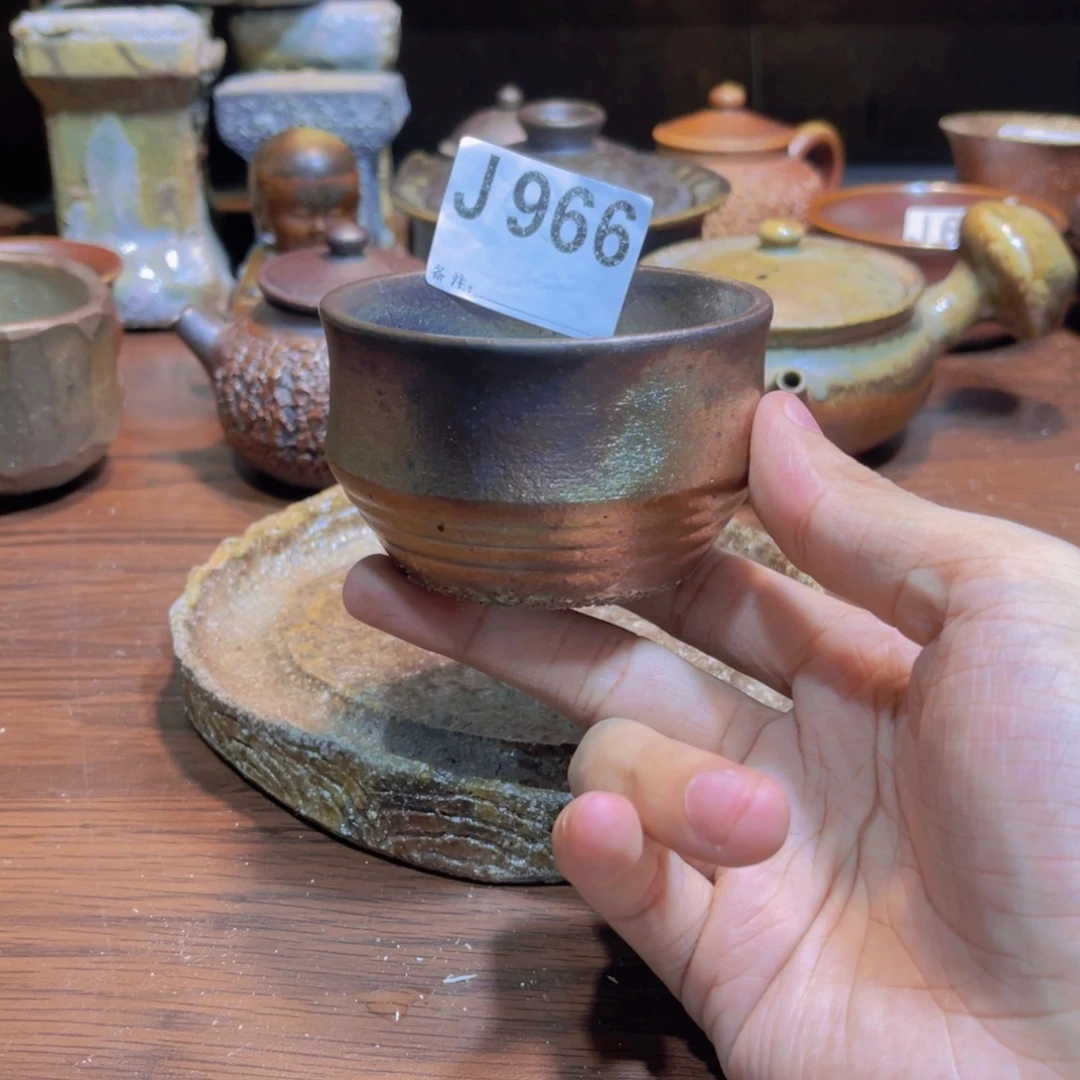 纯手工制作柴烧纯手工制作柴烧杯966