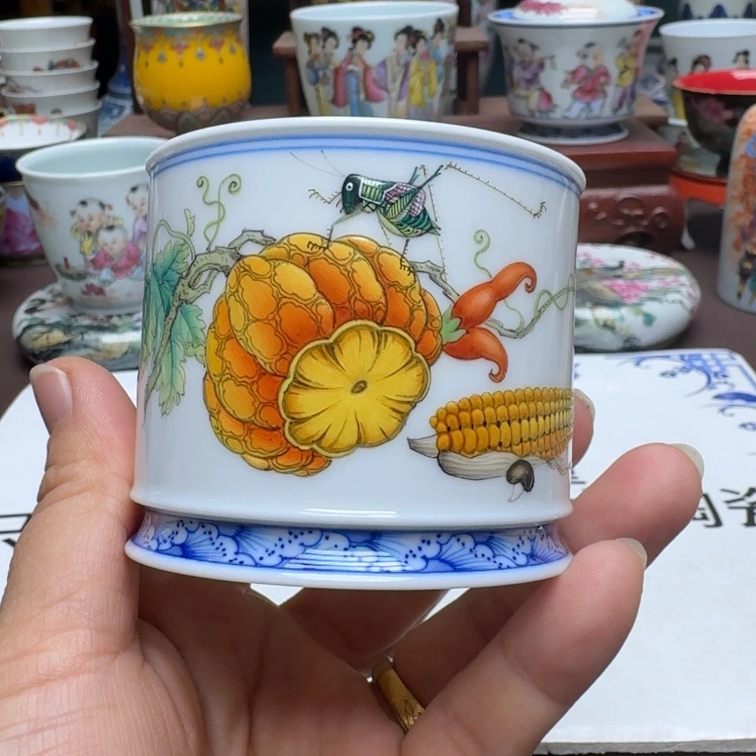 景德镇手工手绘展示