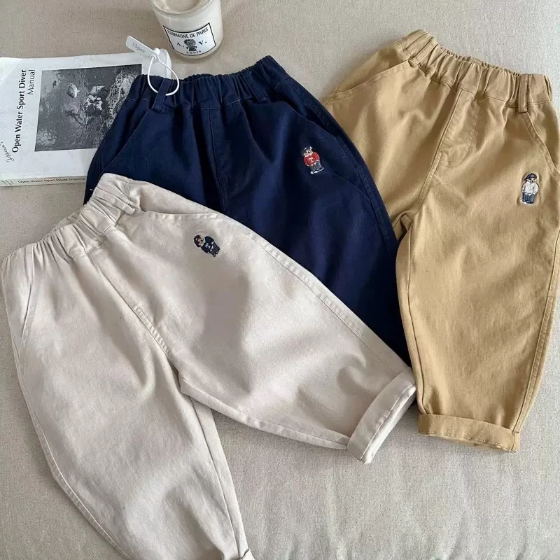 儿童宝宝春秋裤子女童裤子小孩男童裤子新款爆款裤子休闲儿童裤子