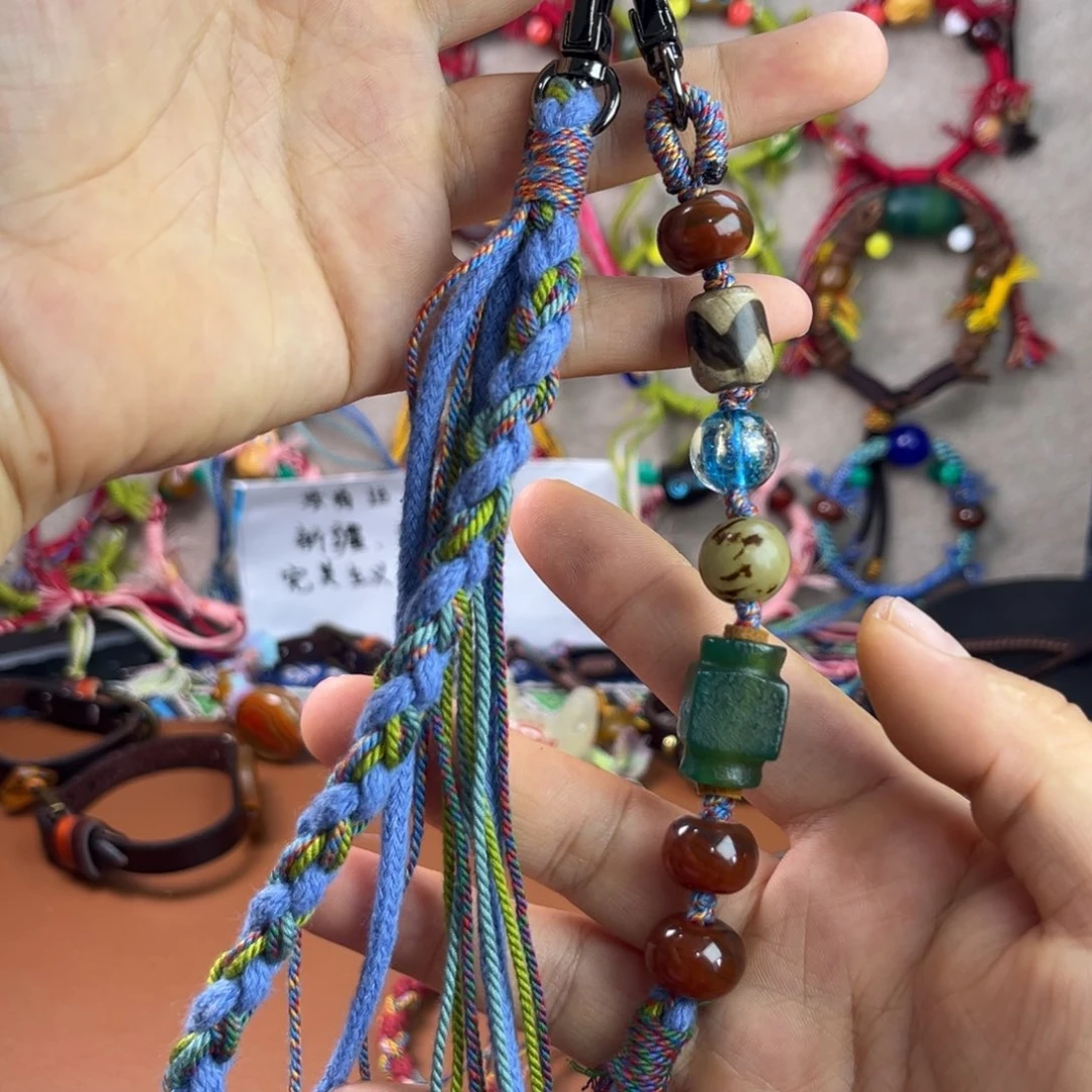 玛瑙/玉髓颈饰未镶嵌手机链