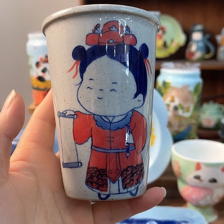 陶景德镇釉下手绘陶瓷