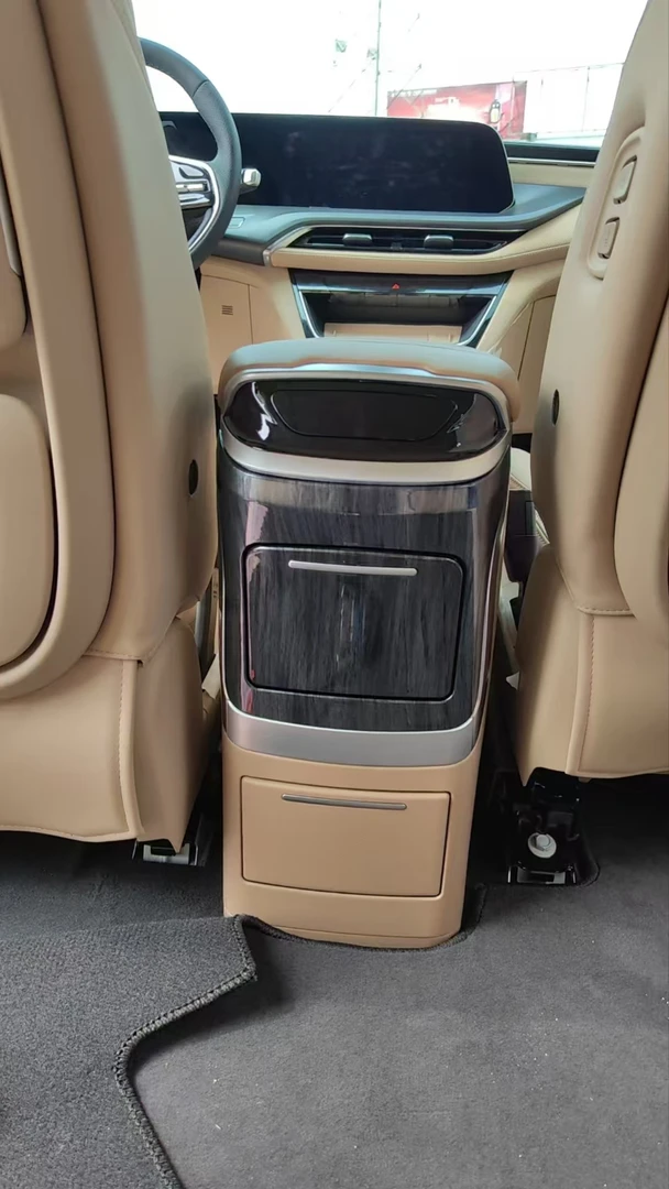 别克GL8陆尚中央扶手箱中控台改装带冰箱无线充功能汽车用品