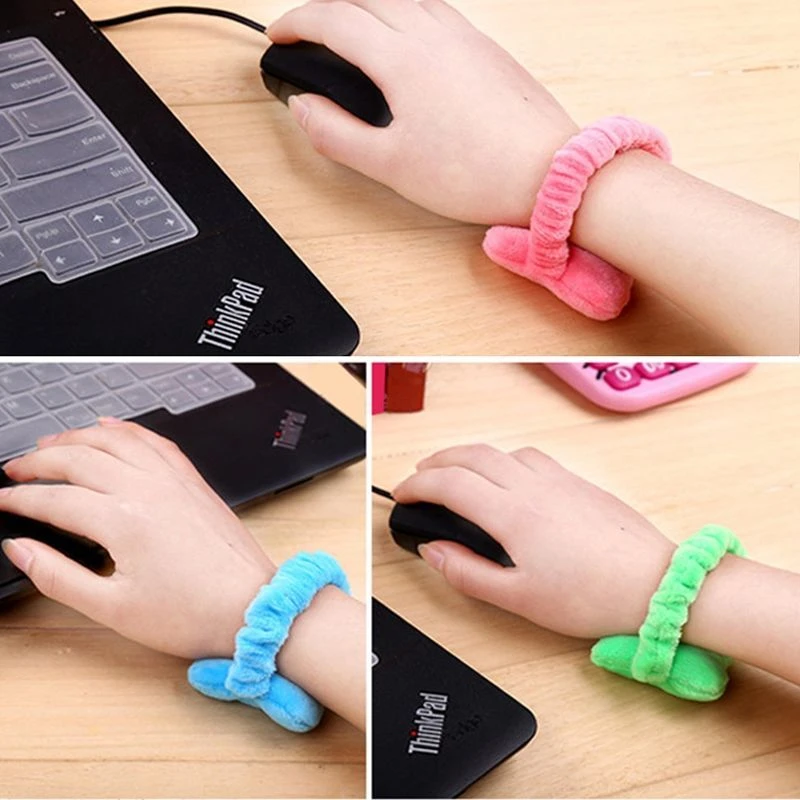 家用手托腕托毛绒鼠标护手护腕垫发带创意可爱手枕护腕托手腕垫