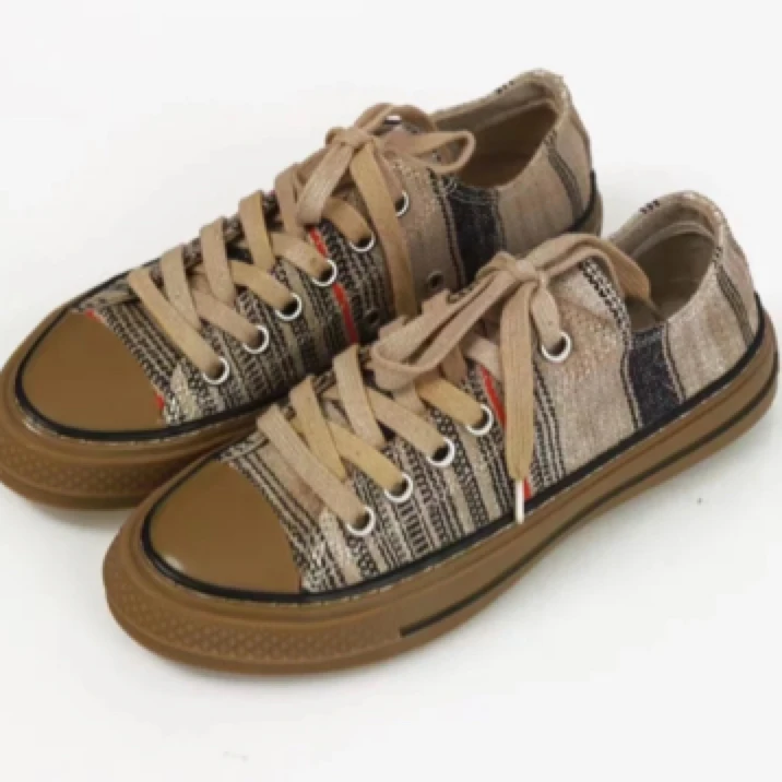 左岸迷香原创设计 老布橡胶底帆布鞋 22FWS001