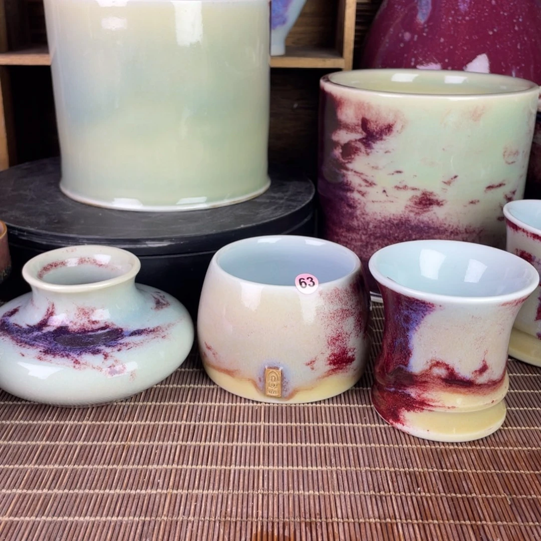 杯船****们钧瓷默认不带礼盒