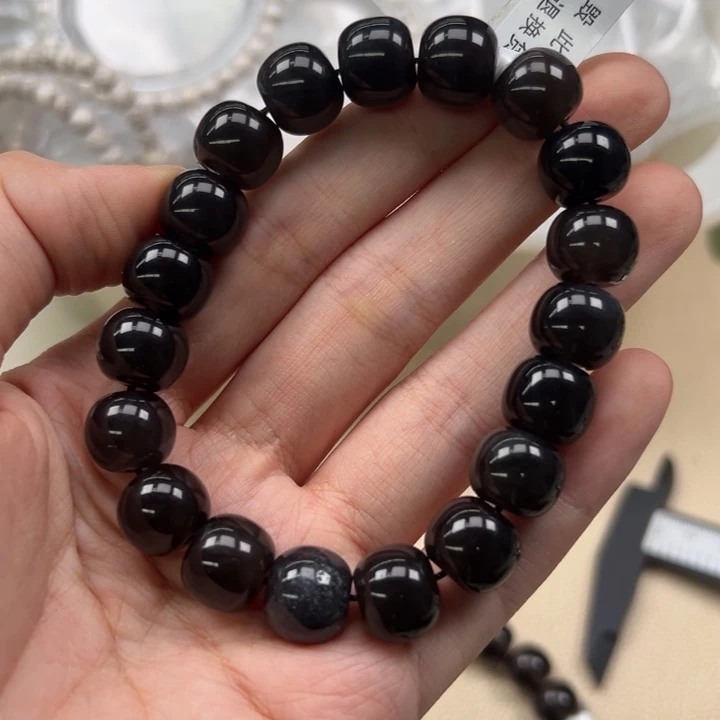 吊坠白玉菩提黑色3521