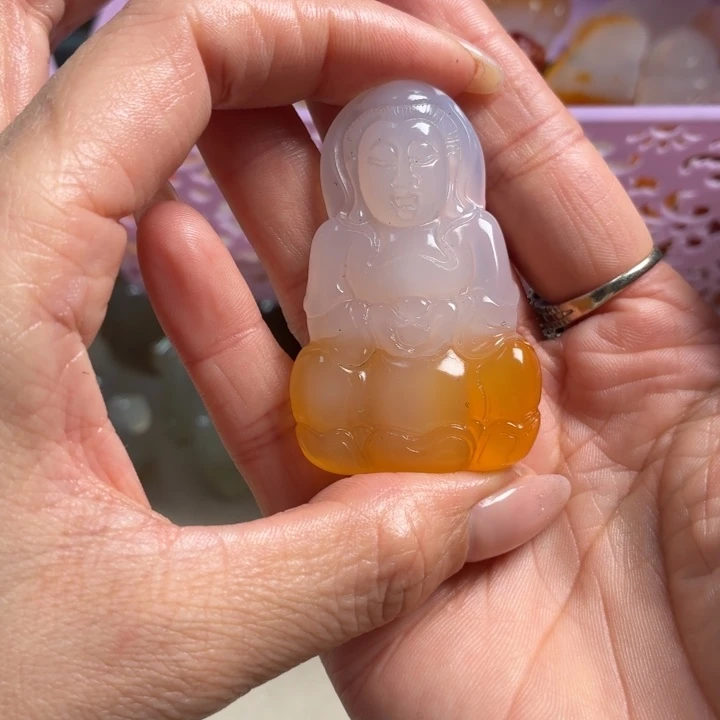 玛瑙/玉髓未镶嵌吊坠(不含链)