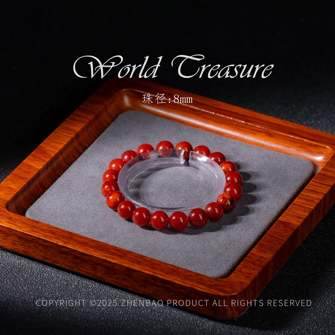 传承牛血红南红玛瑙手串/多样性发/P12388/2