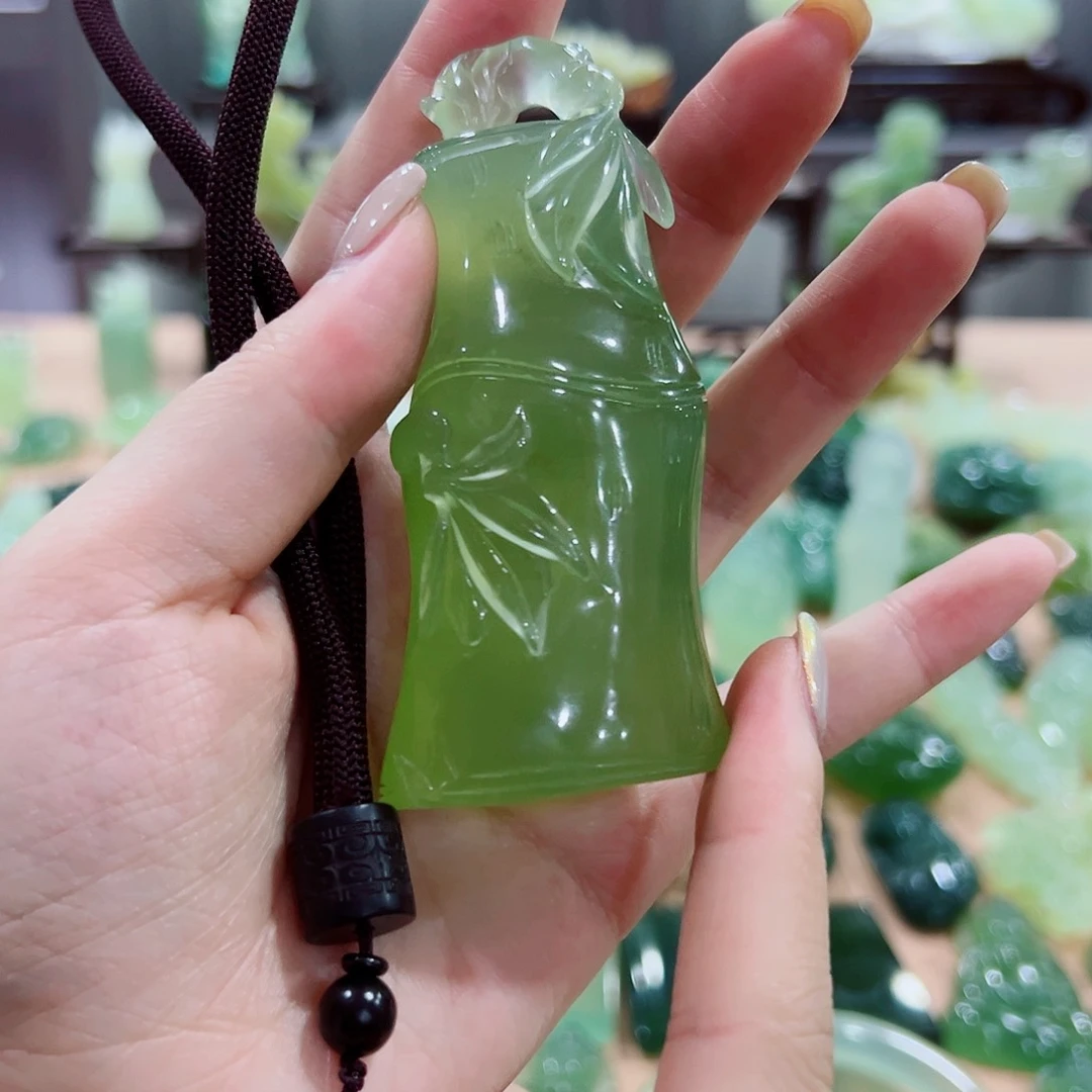蛇纹石玉未镶嵌手把