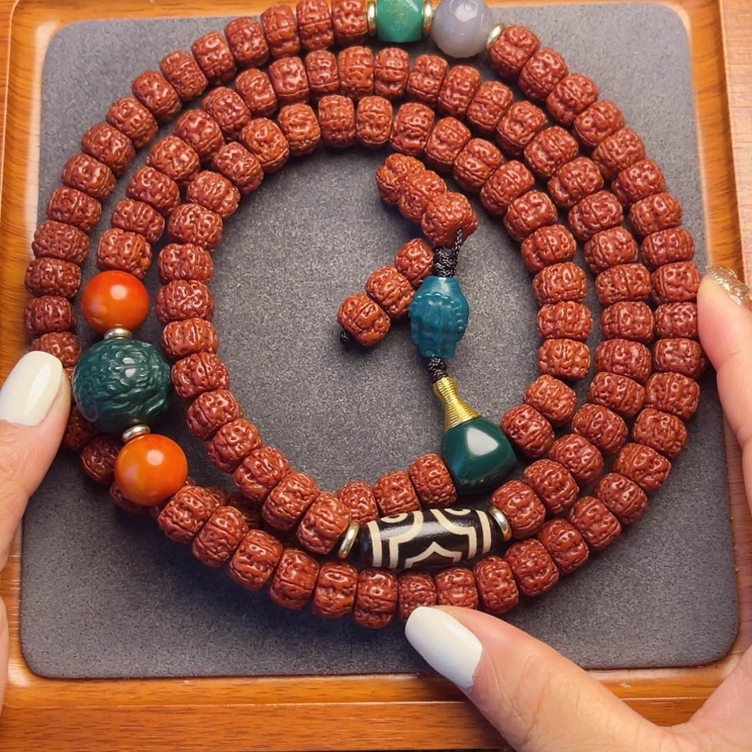 金刚菩提吊坠藏式直切一代龙