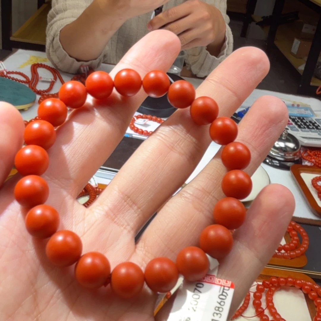 南红玛瑙未镶嵌手链