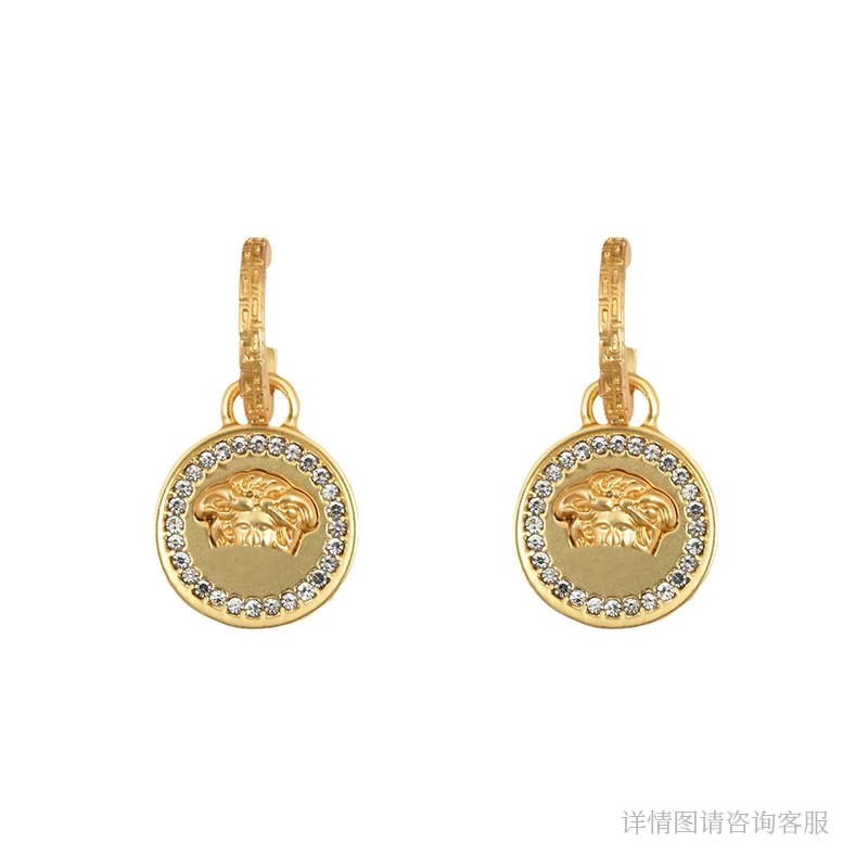 铜合金珐琅耳饰 欧货DP高品耳钉-6329