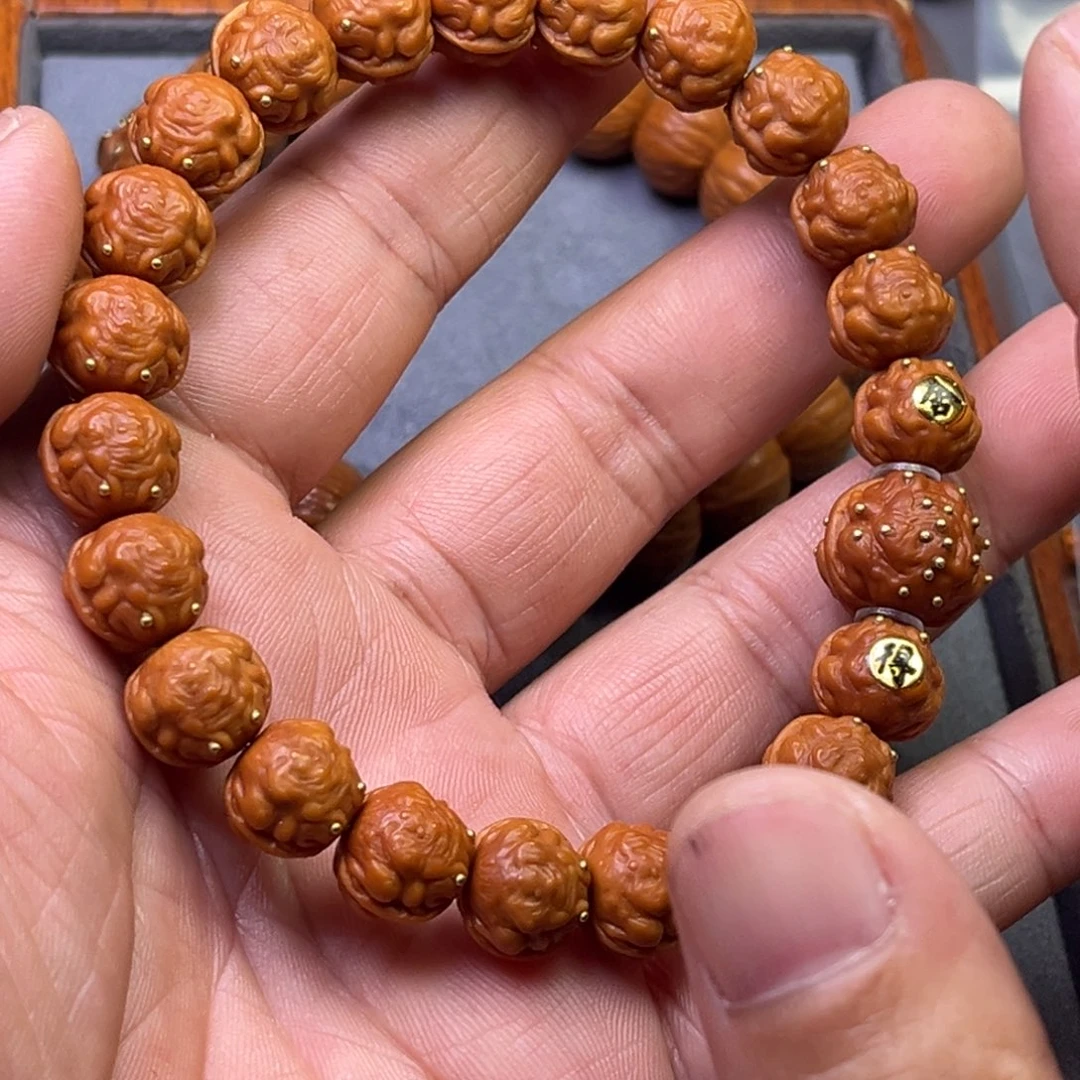 猴头核桃吊坠金蟾