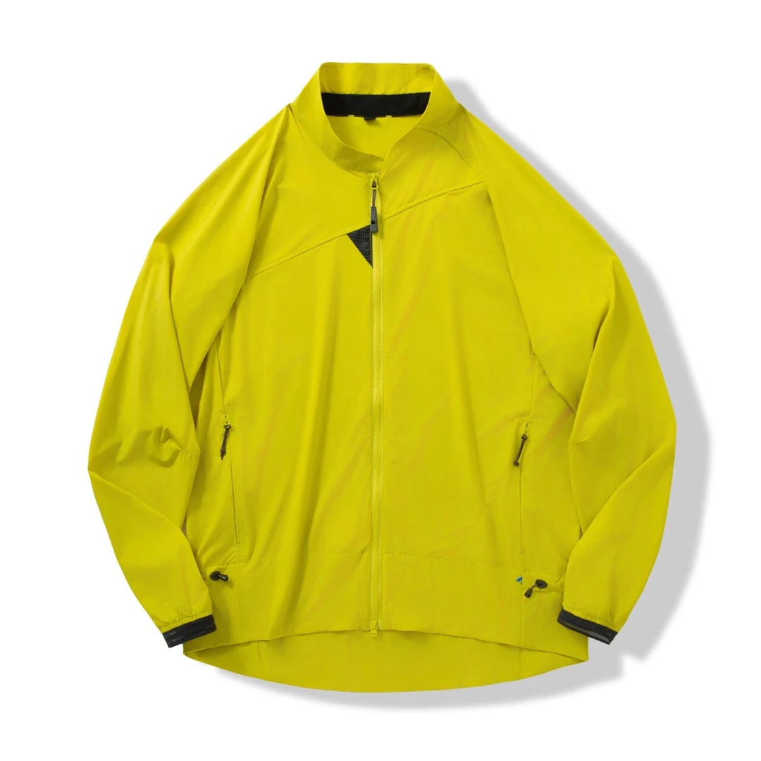 不对称设夏季计休闲立领夹克徒步透气休闲时尚弹力户外运动夹克