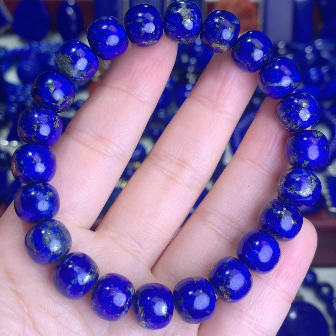 青金石未镶嵌10m老型手链