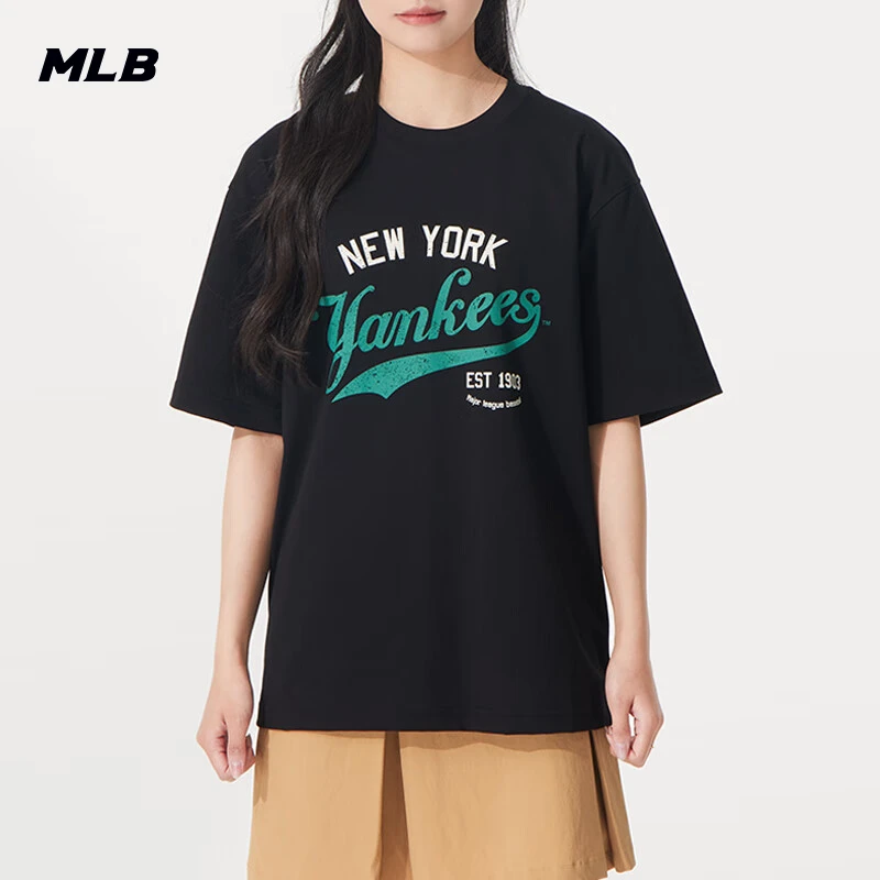 MLB短袖T恤男女情侣25夏季新款运动服户外出行潮流时尚休闲半袖