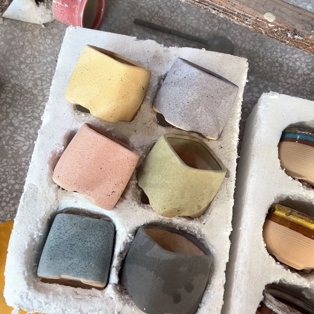 陶瓷多肉小花盆@@4