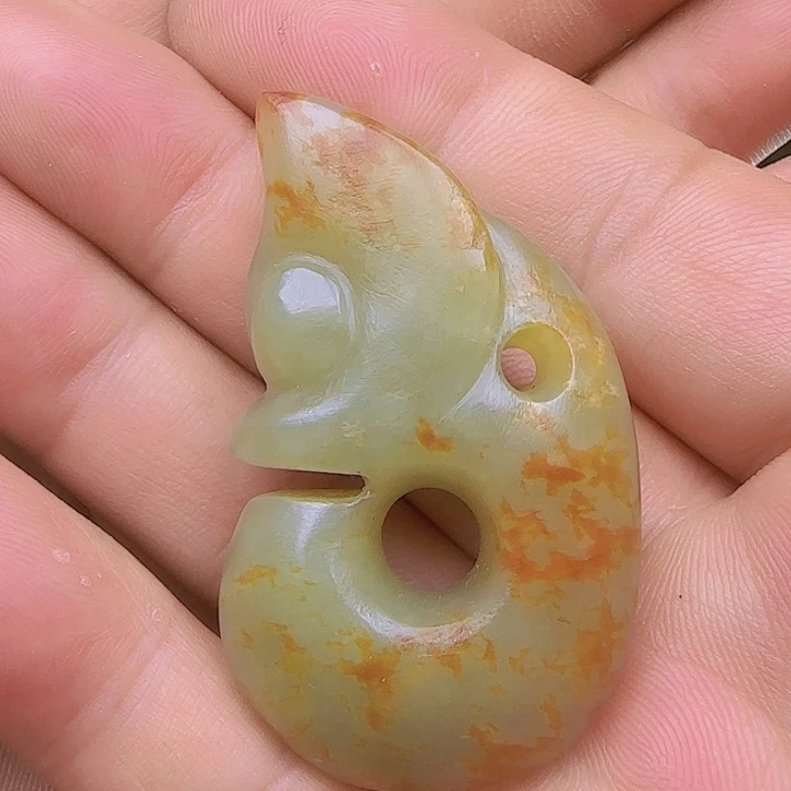 和田玉未镶嵌吊坠(不含链)
