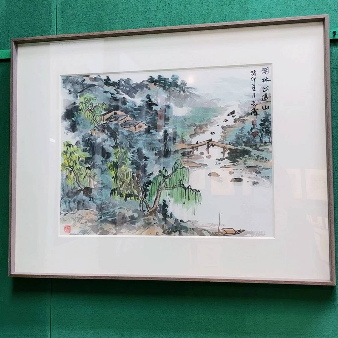 【闪购商品】国画王志伟带框精装裱