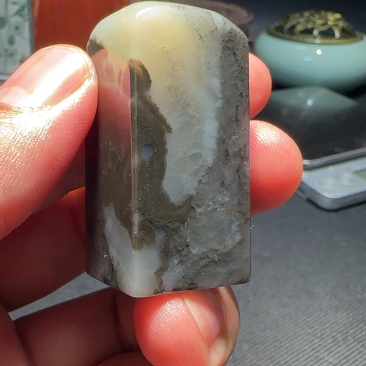 寿山石福集福寿山石印章