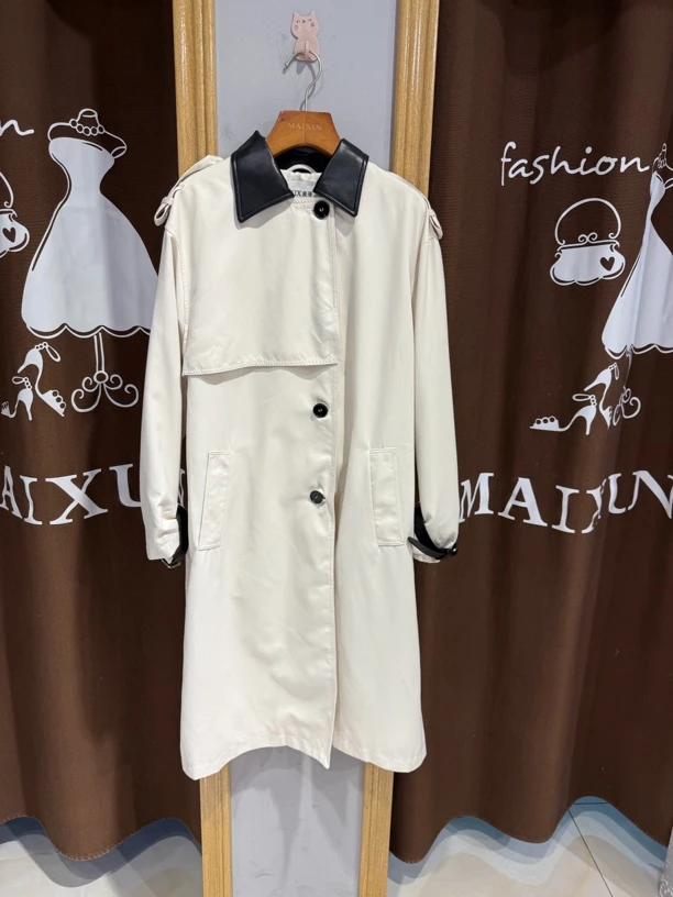 麦寻女装长款风衣