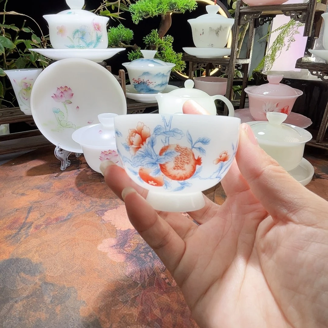 冰晶璞玉榴开百子圆融杯60ml