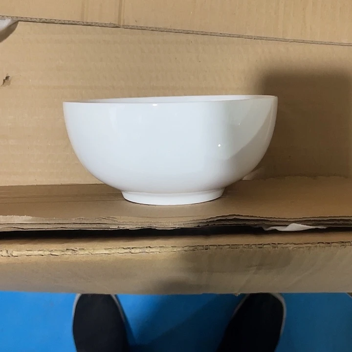 瓷片高白泥六英寸罗汉面碗两个，包邮