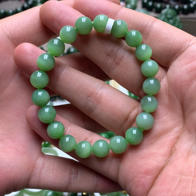 【闪购商品】手链未镶嵌和田玉（碧玉）