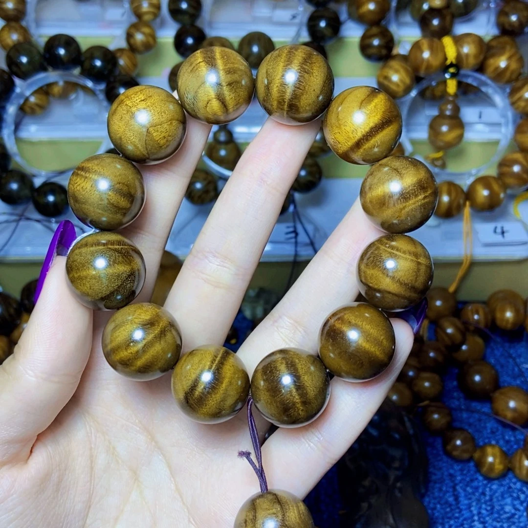 楠木（金丝楠）手串/手链阴沉黄