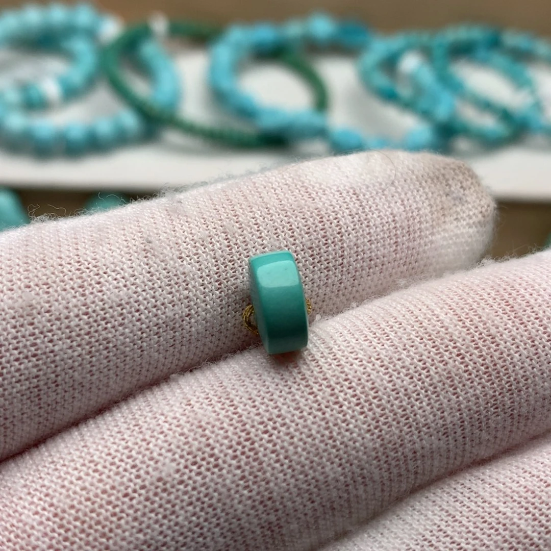 绿松石未镶嵌珠宝奇石9mm