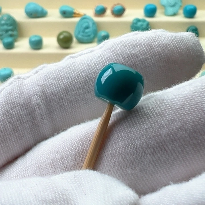 绿松石珠宝奇石未镶嵌9.8