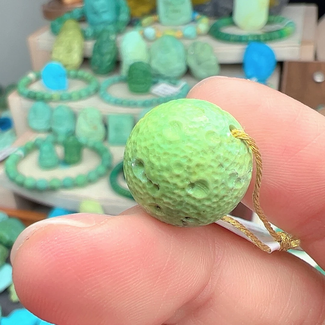 绿松石未镶嵌主播万珍