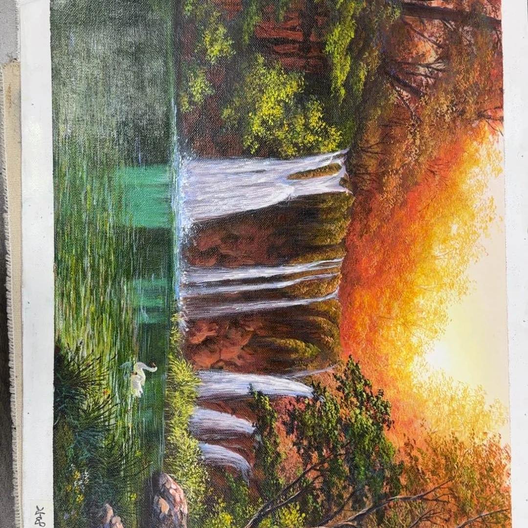 油画加油加油努力加油加油
