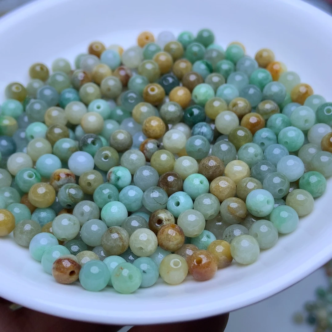 未镶嵌手链翡翠卡5.2冰多宝50个