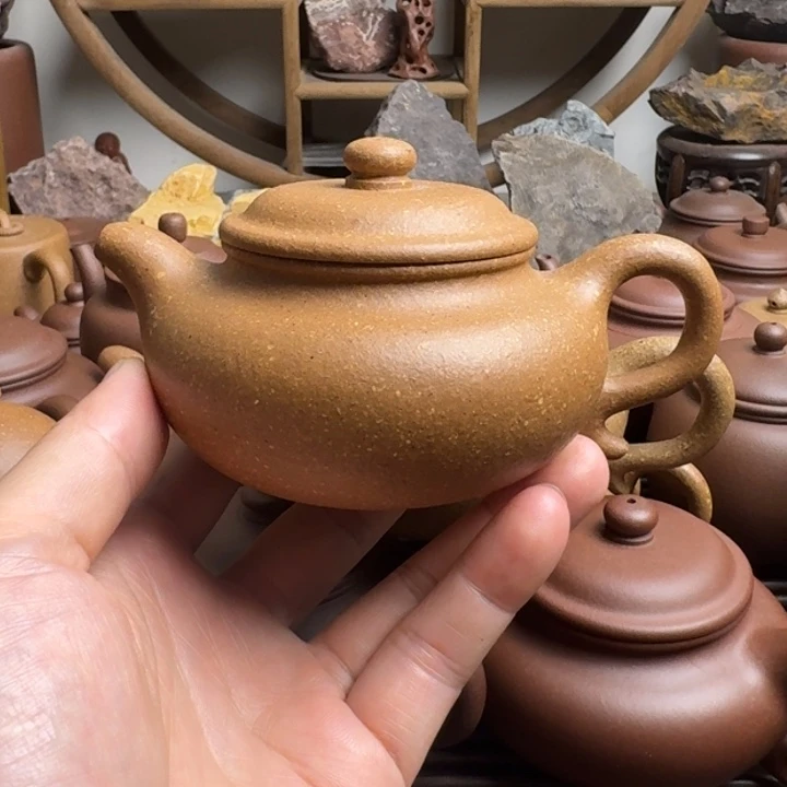 茶壶紫砂仿古200cc台西梨皮老段