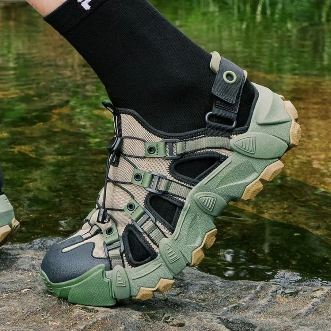 斐乐【山脉凉鞋】25夏季新款户外沙滩鞋情侣款运动鞋包头洞洞鞋