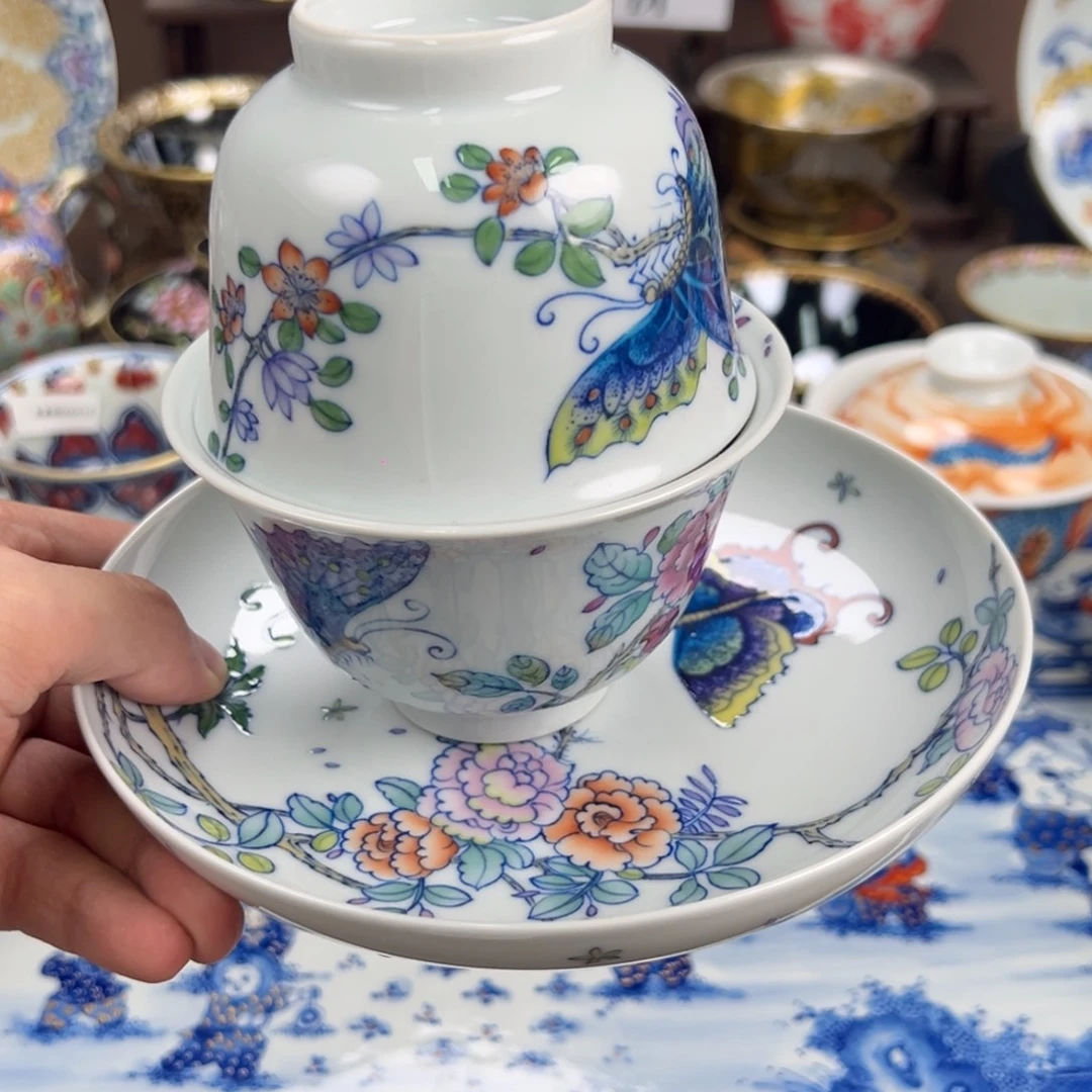 大***强瓷片景德镇手工手绘陶瓷