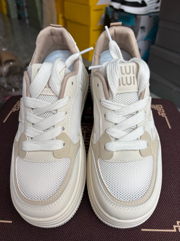 030薄款厚底休闲板鞋撞色防滑女板鞋女款