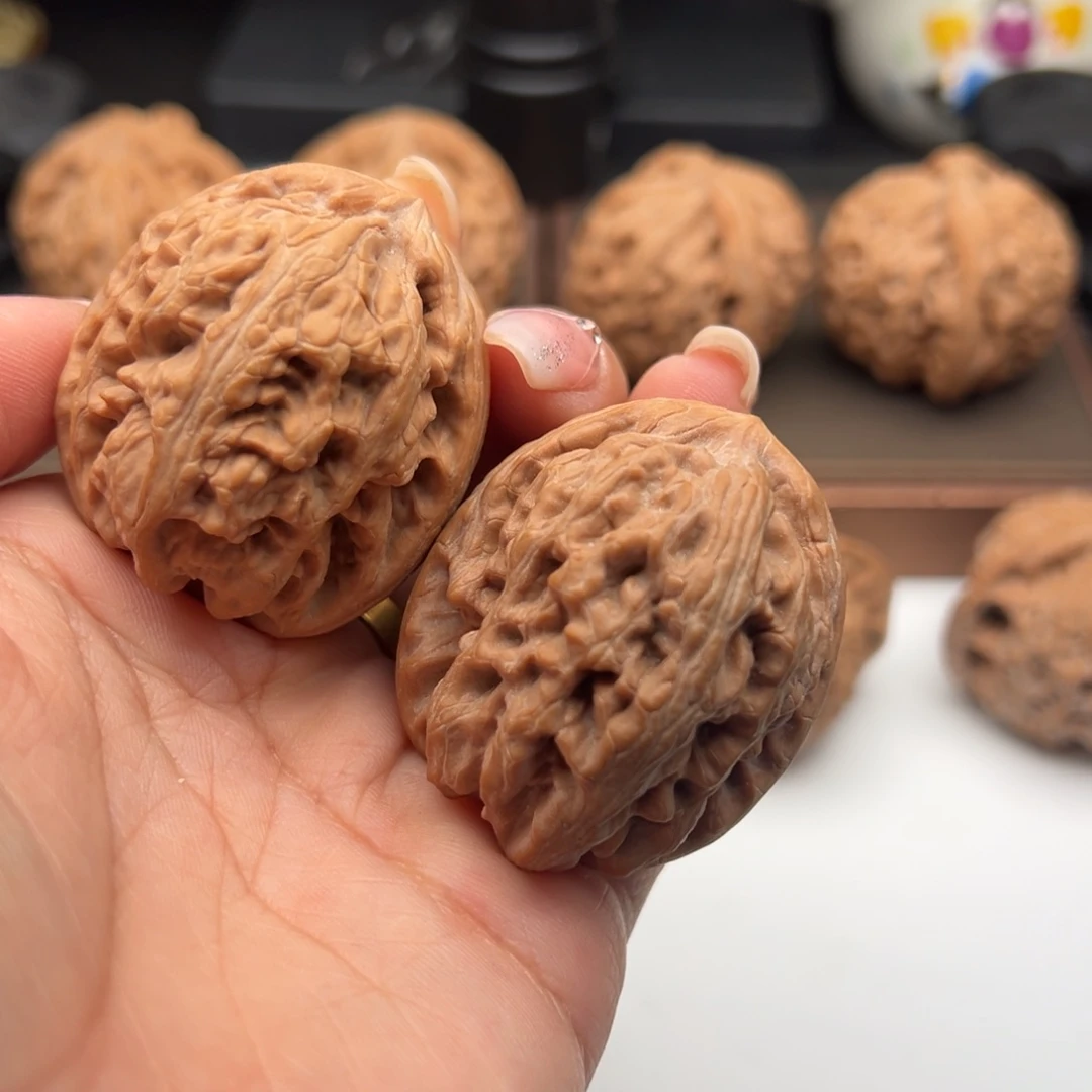 文玩核桃把件红锦鲤41