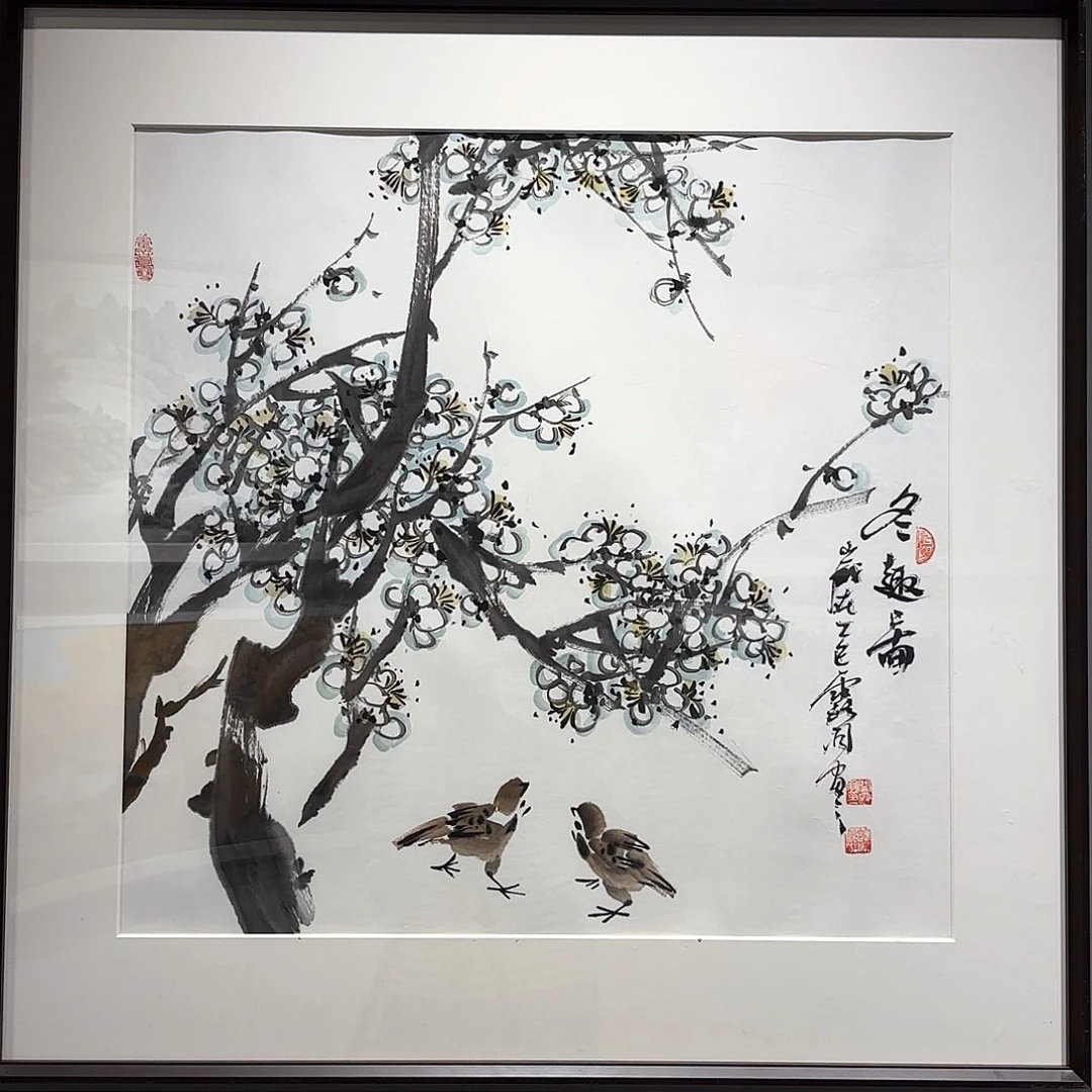 国画国画作品花鸟不带框