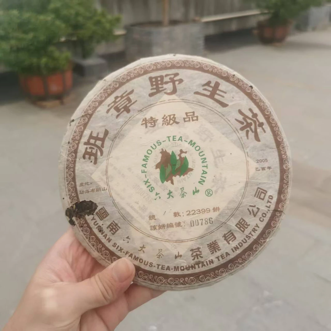 六大茶山2005年班章野生茶特级品-普洱生茶