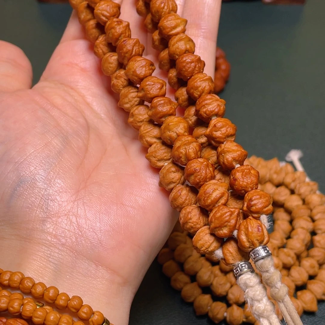 柏香籽/百香籽手串白牙横打手持