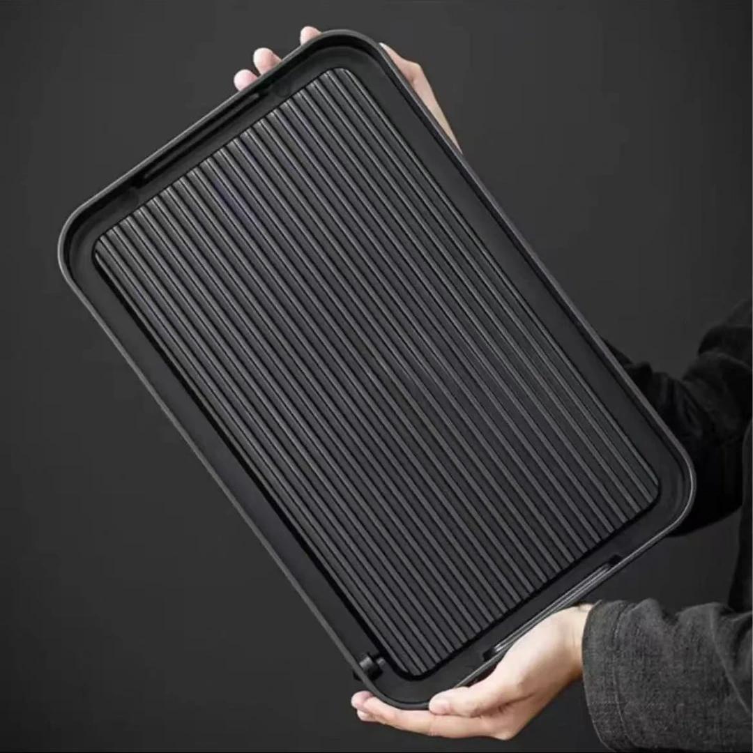 密胺茶盘两用长方形简约家用