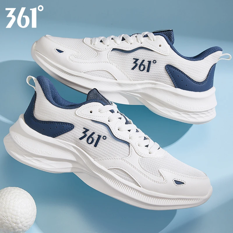 361°男士休闲跑步2025秋季新款软底潮流运动鞋网面透气男鞋跑鞋