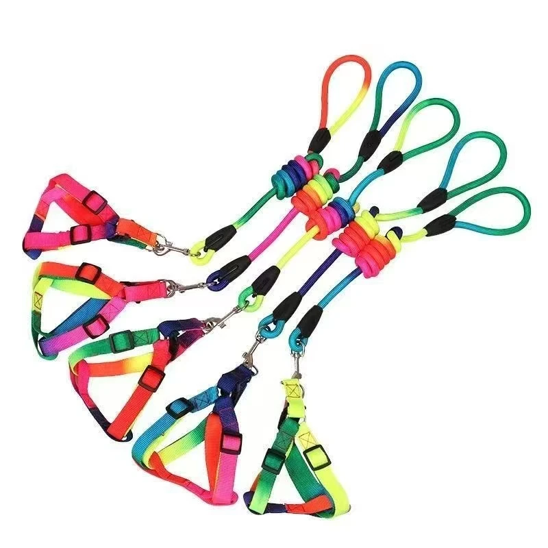 狗狗牵引绳胸背带式项圈适用于中小型犬猫咪遛狗必备宠物用品