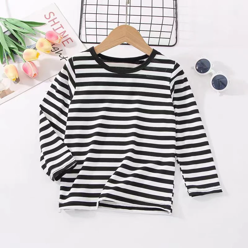 预 【熊】51号-反带帽熊条纹休闲时尚打底衫货号T01A