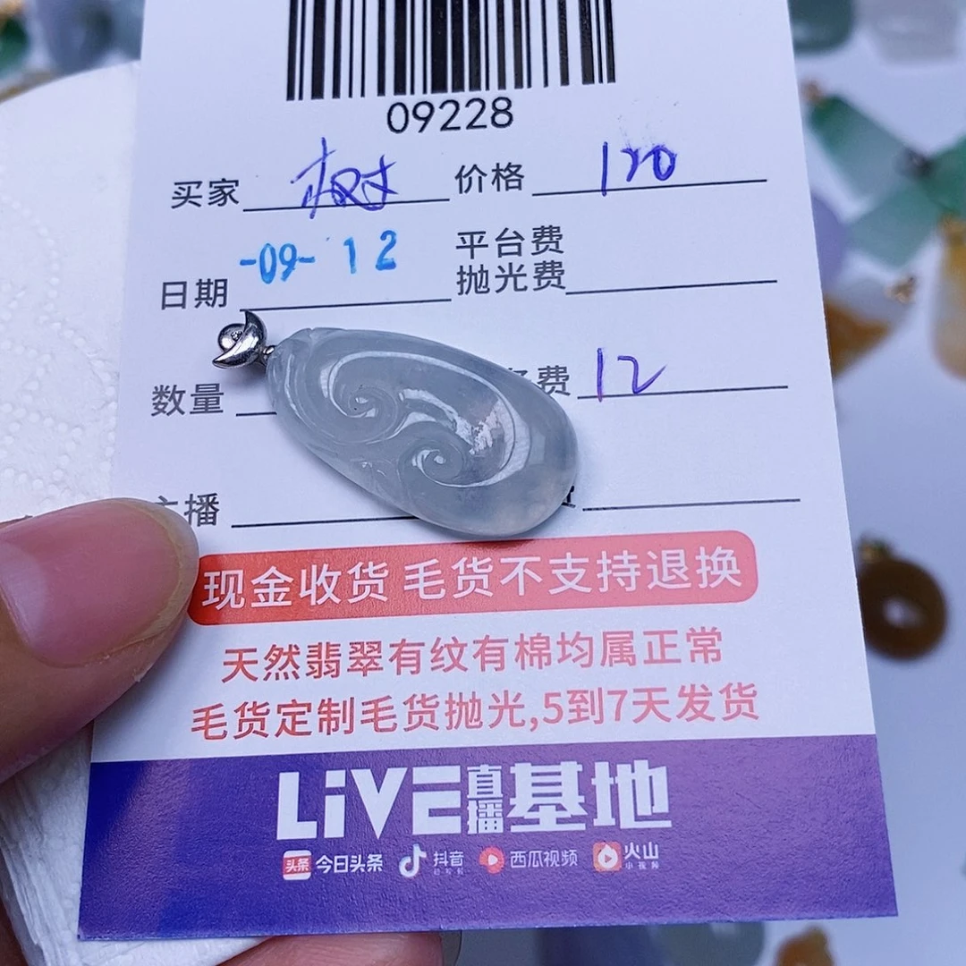 树***ㅋ颈饰未镶嵌翡翠翡翠