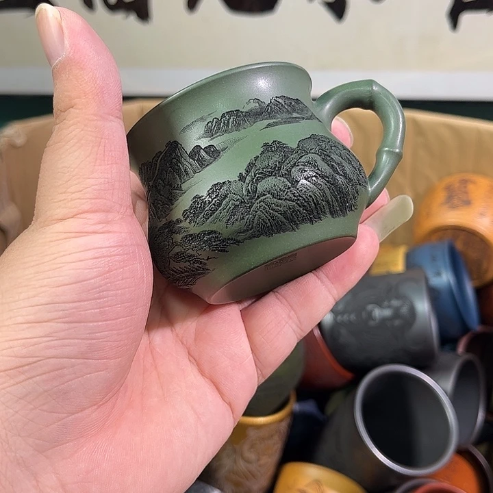 茶杯紫砂全手工紫砂主人杯